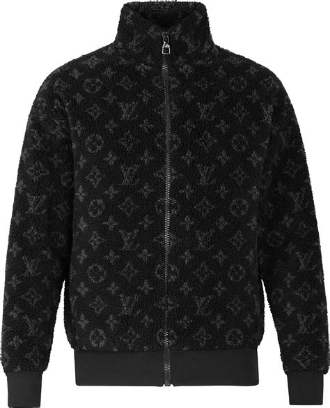 louis vuitton jacquard fleece|Louis Vuitton sherpa jacket.